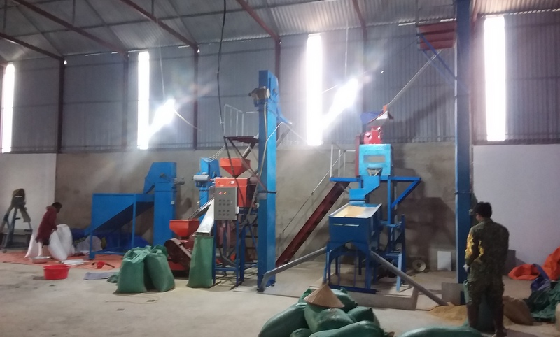 Lắp đặt trạm nghiền đá cát